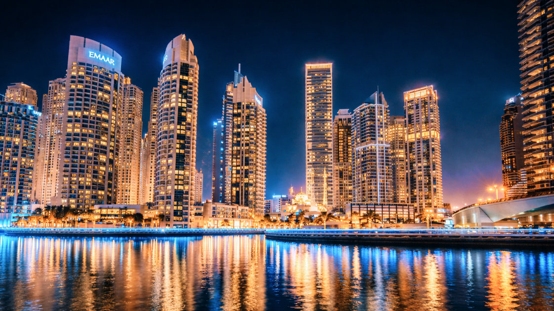 Dubai Marina waterfront city