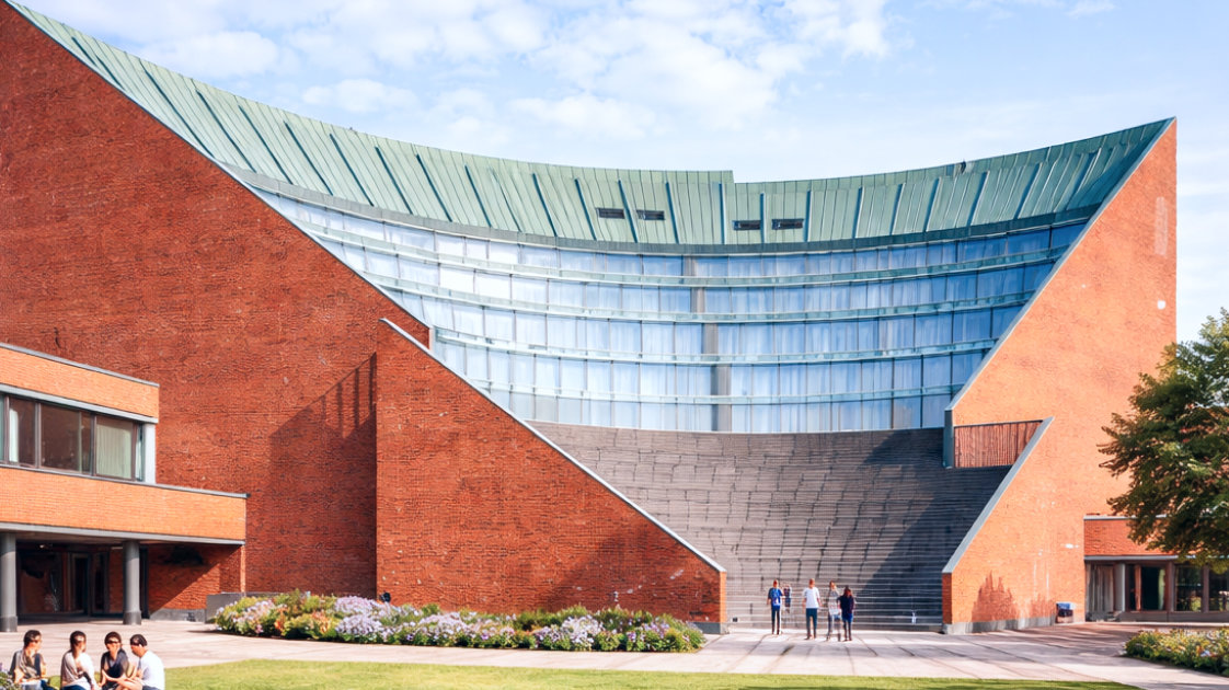 Aalto University campus in Finland