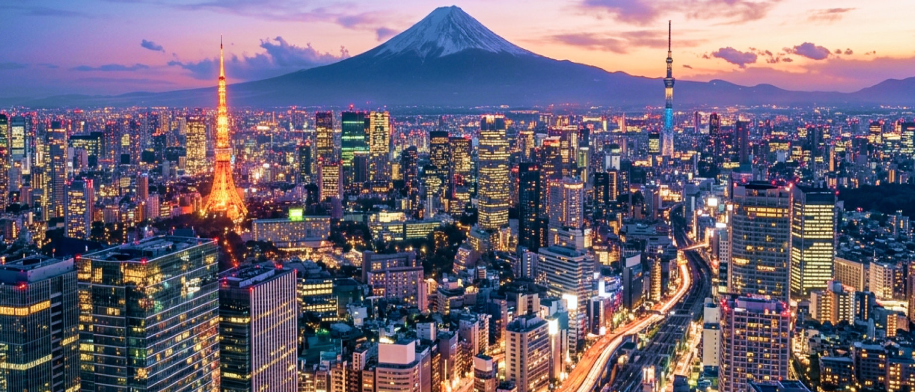 Tokyo, Japan skyline and cityscape