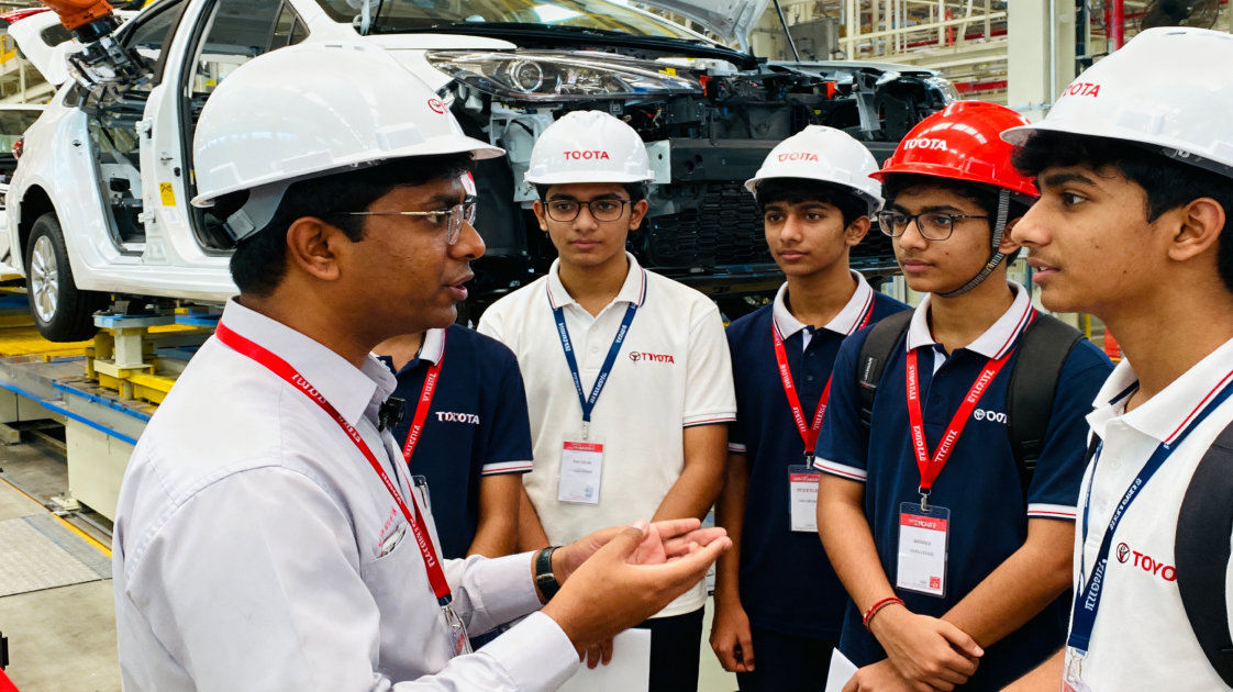 Toyota Factory precision manufacturing activity