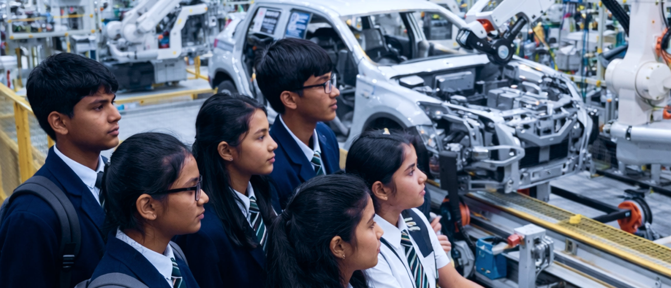 Toyota factory precision manufacturing floor