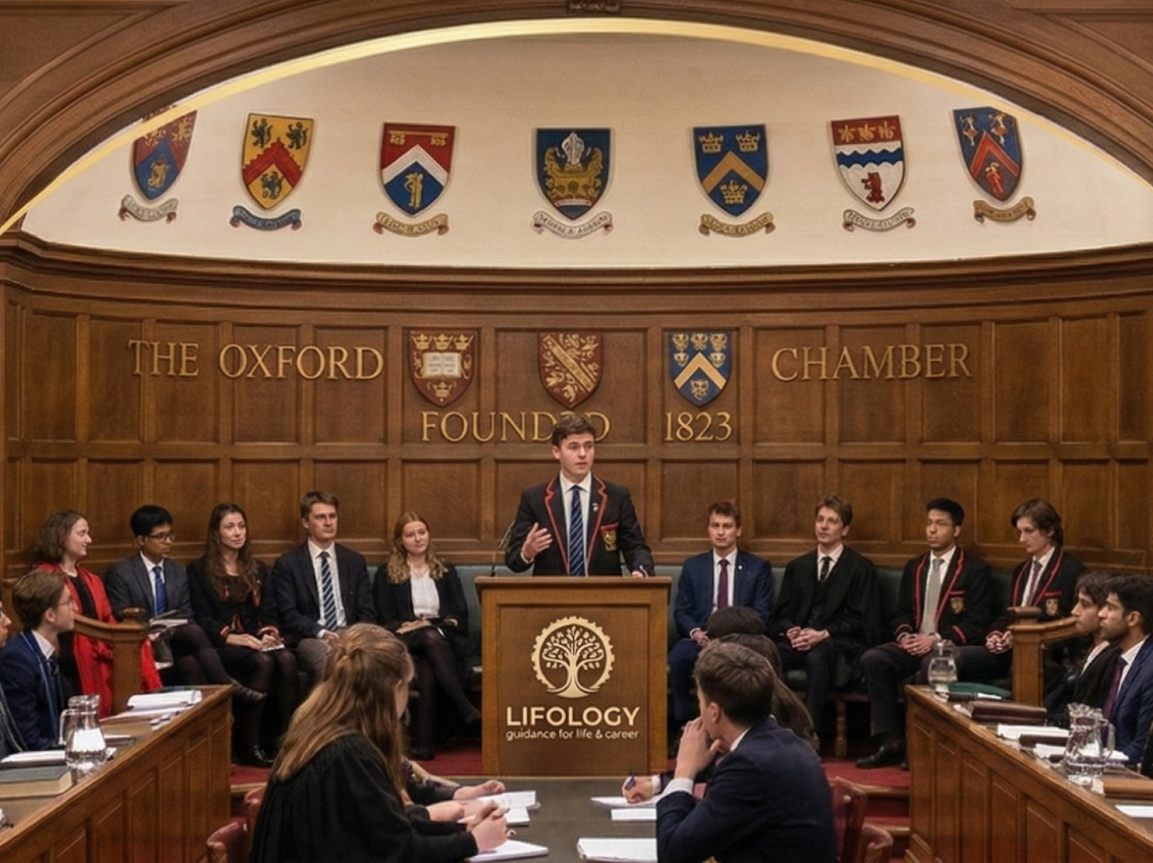 Future X Great Britain students in a programme setting