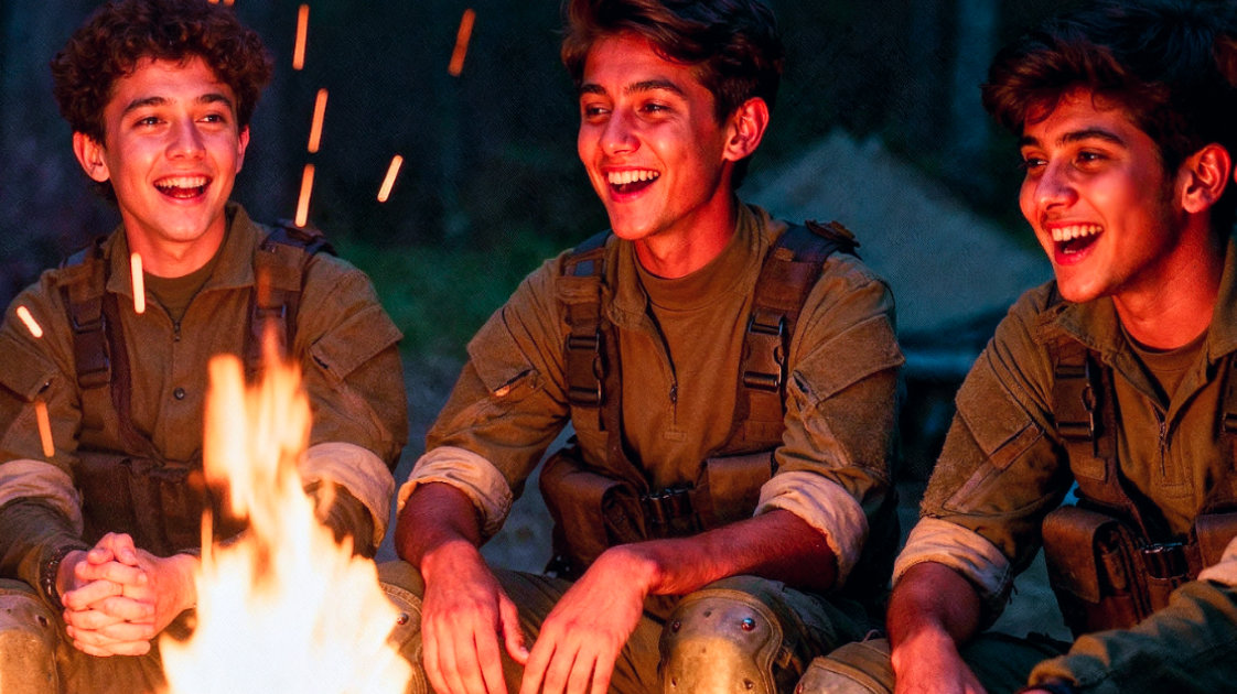 Reflection campfire