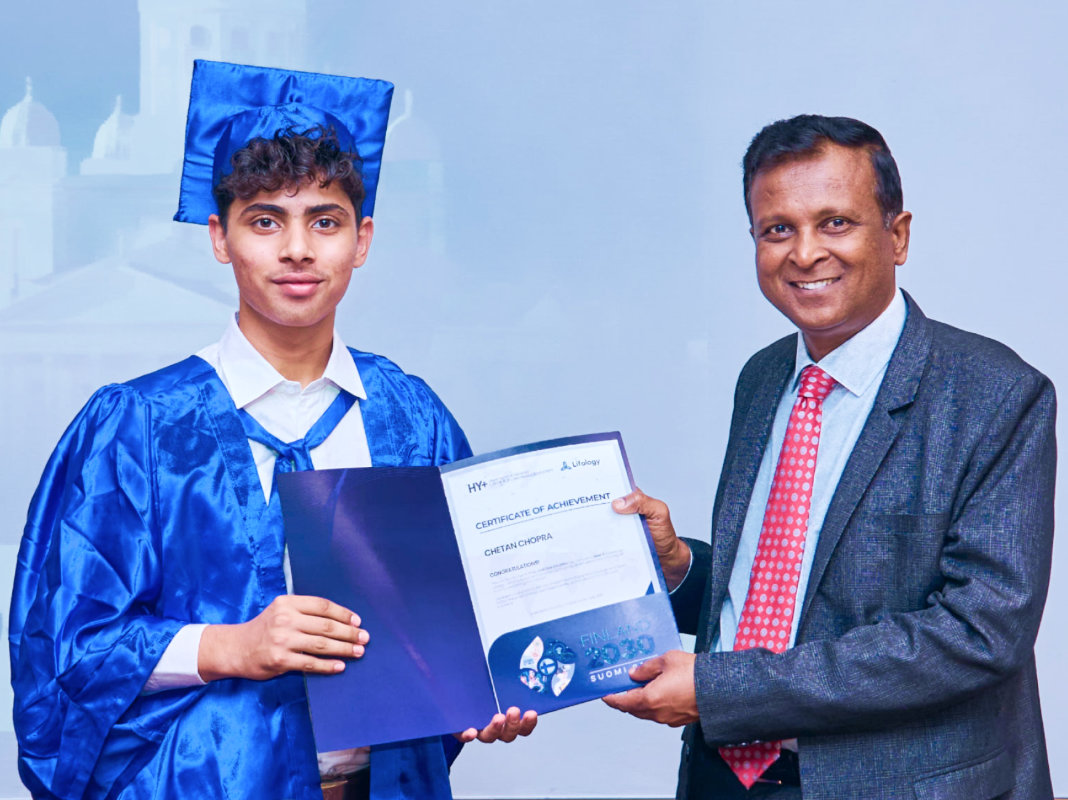 Respected certifications and credentials ceremony